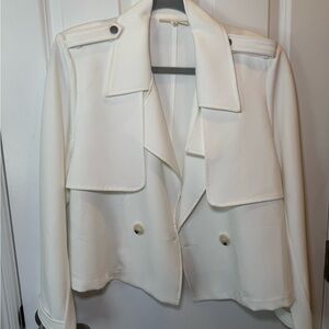 MELLODAY Cream Trench Coat